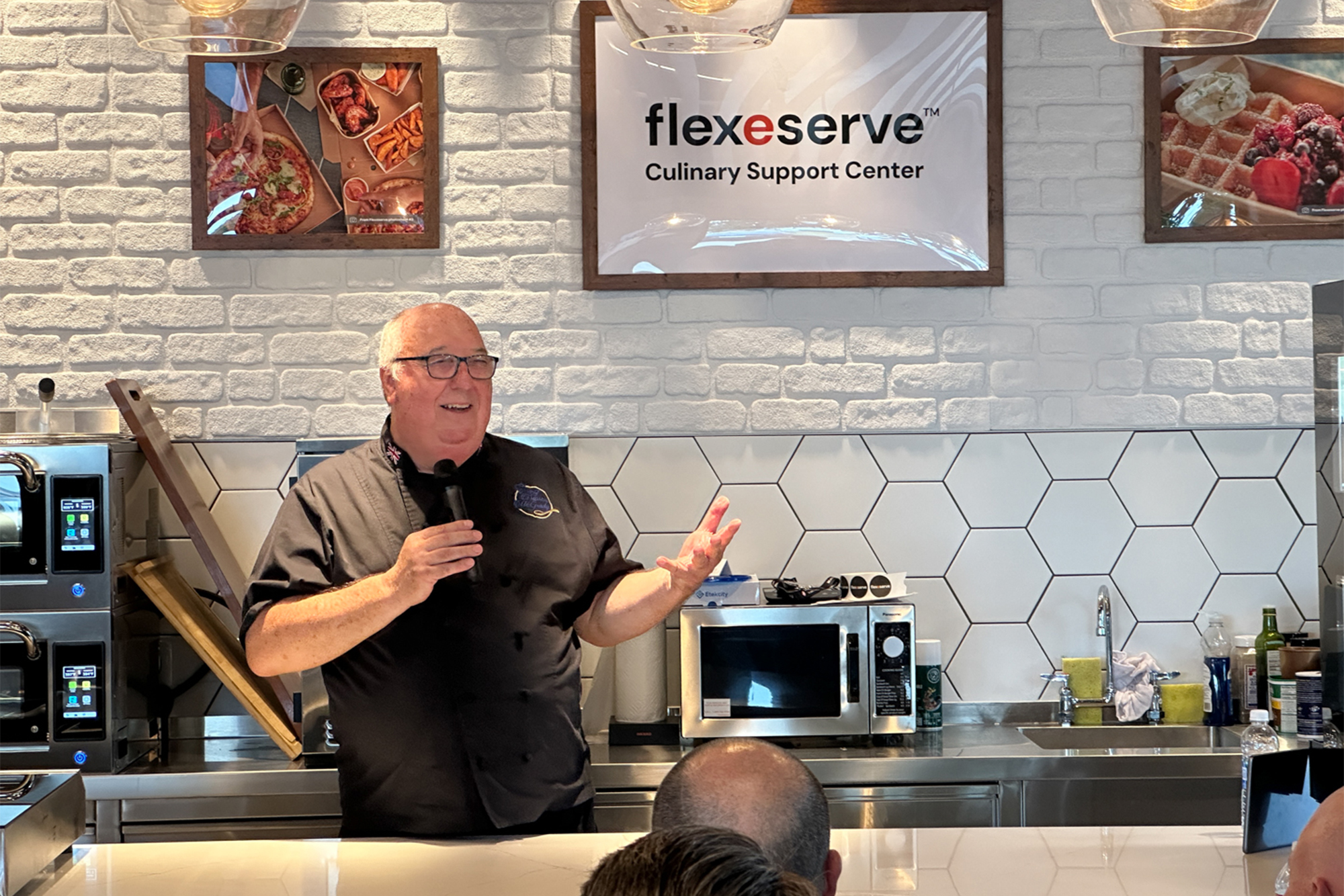 Guest speaker, The Royal Chef, Darren McGrady was a highlight of the day at the Flexeserve Inc. Grand Opening