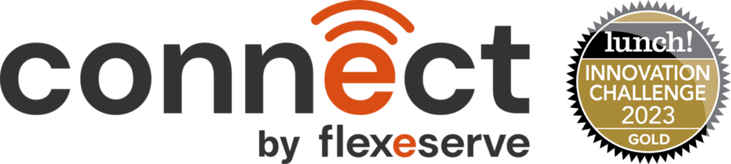 Logo for Connect by Flexeserve, the world's first cloud-based service for hot-holding launching at HostMilano 2023